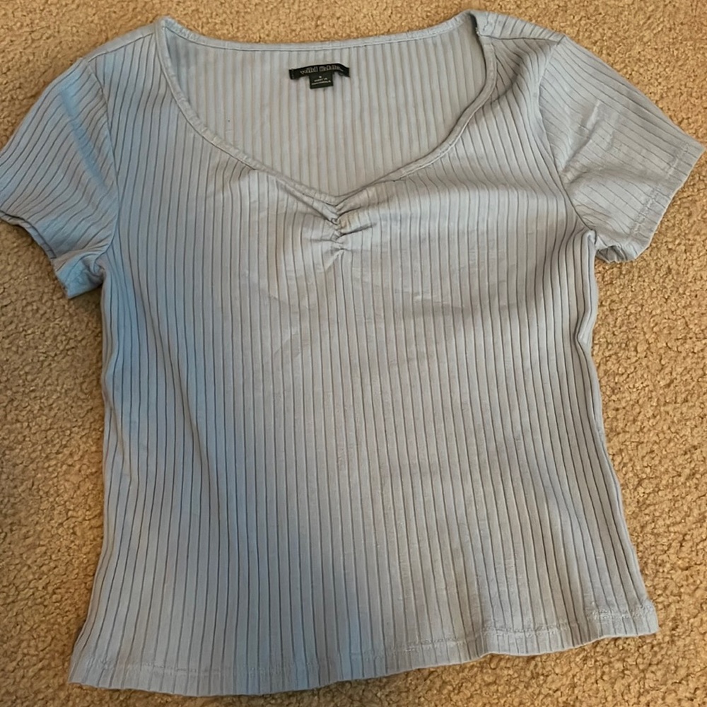 Ribbed crop top